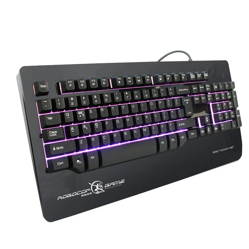 OMESHIN Brand 3 Colour Changeable Gaming Wired Keyboard Dual Mode