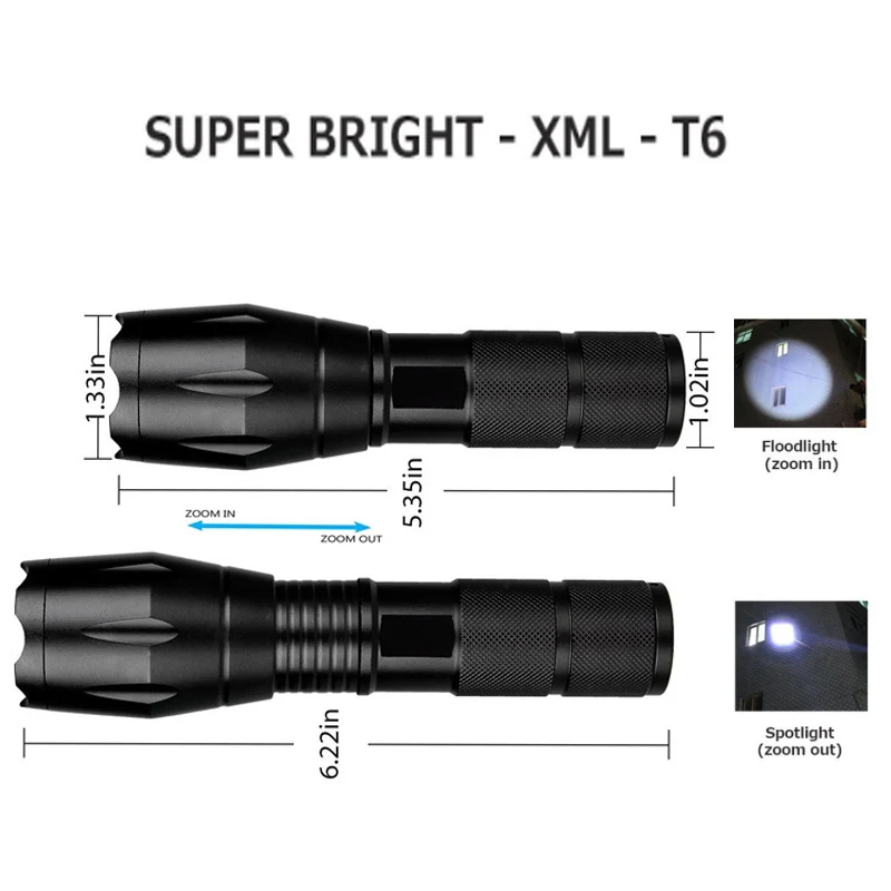 Супер яркий светодиодный светильник-вспышка XML L2 T6 4500LM водонепроницаемый тактический масштабируемый светодиодный фонарь для кемпинга рабочий светильник аварийный светильник ing фонарь