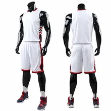 Новые баскетбольные майки из Джерси Набор мужские баскетбольные майки тренировочная команда униформа мужские карманы DIY баскетбольные майки Индивидуальные