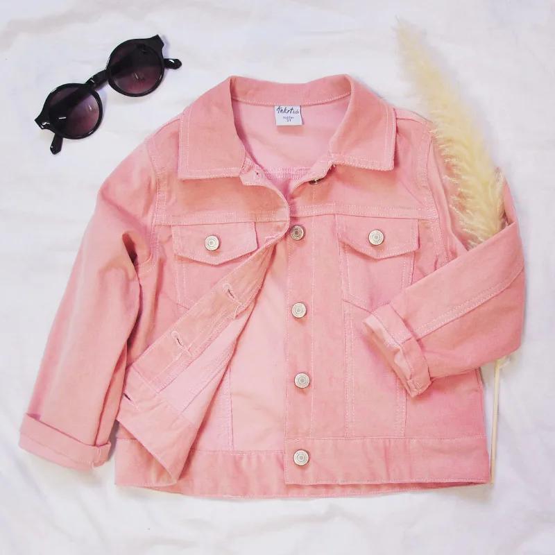 pink denim jacket baby