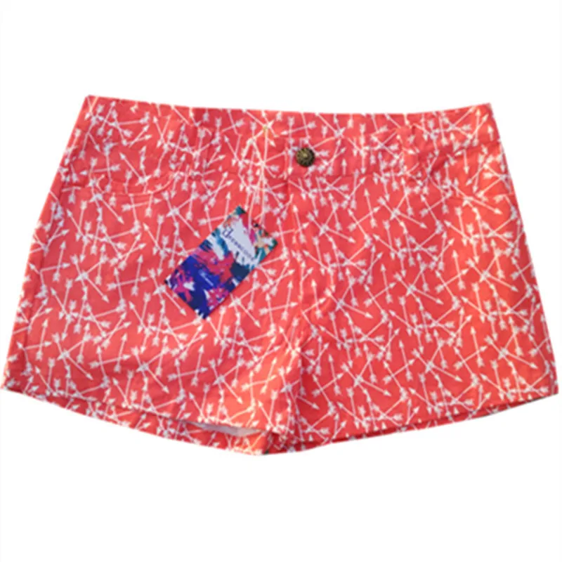 

Jeans Feminino High Women Printing High Waisted Shorts Hot Pants Floral Wide Leg Running Pantaloncini DonnaBermuda Feminina