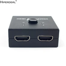 HIPERDEAL 2-портовый HDMI 1,4 двунаправленный 2x1 переключатель и 1x2 разветвитель селектора 3D 4K(China)