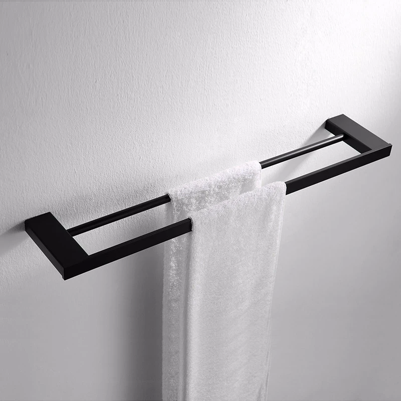 Preise Badezimmer Zubehör Set Handtuch Rack Ecke Regal Papier Halter, Wc Pinsel Halter, matt Schwarz Edelstahl Bad Hardware set