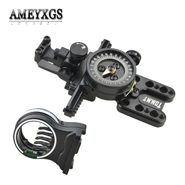 US $138.82 Compound Sight Fine Adjustable Pointer pins Sight Shooting Aiming Tool Hunting Sports