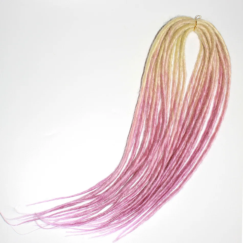 Qp hair Double Dreadlocks Braids Synthetic Hair Braiding Hair Extensions Twist Braids Darling Soft Dread 10 stand/pcs