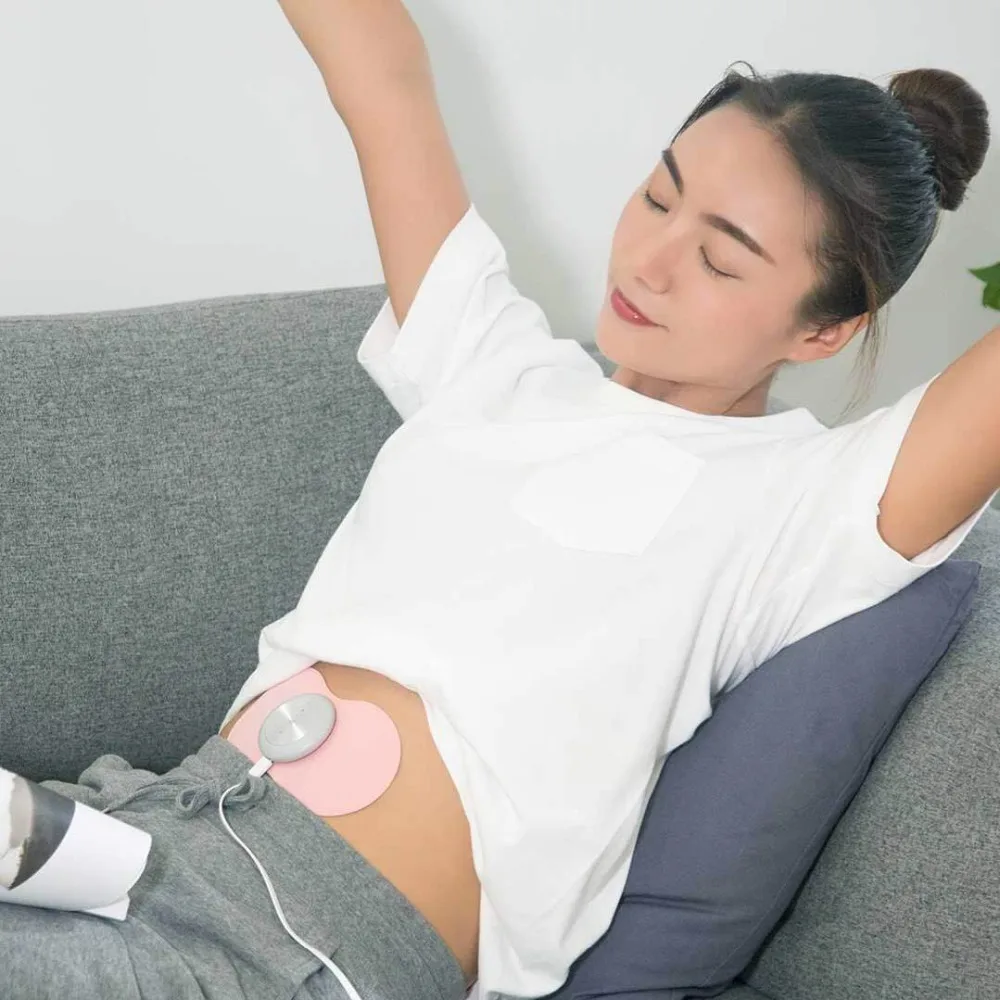 Xiaomi mi jia si masajeador de cuerpo caliente inteligente para relajar las mujeres masajeador de menstruación pegatinas mágicas para mi aplicación casera (inglés) APP - 4