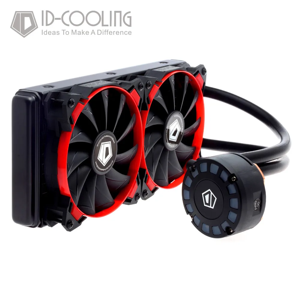 Prix pour ID-REFROIDISSEMENT FROSTFLOW 240L AIO Refroidisseur D'eau avec Unique Comet-queue LED D'éclairage, 240mm Radiateur, 2*120mm PWM Fans, Pour Intel et AM4/3 Prix pour ID-REFROIDISSEMENT FROSTFLOW 240L AIO Refroidisseur D'eau avec Unique Comet-queue LED D'éclairage, 240mm Radiateur, 2*120mm PWM Fans, Pour Intel et AM4/3