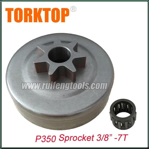 

P350 chainsaw partner spare parts clutch drum with needle