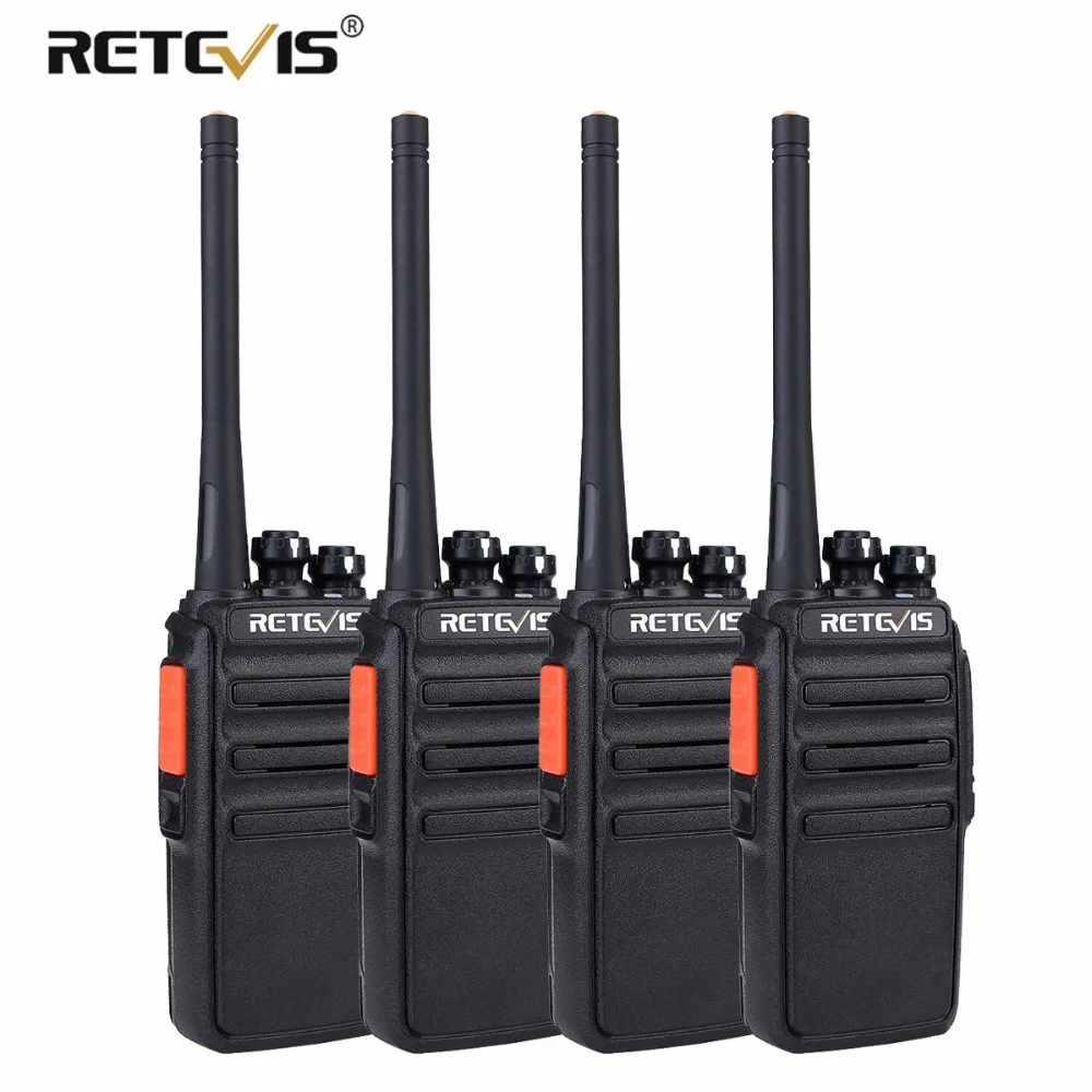 4pcs PMR446 Radio Retevis RT24 Walkie Talkie PMR License free 0.5W UHF