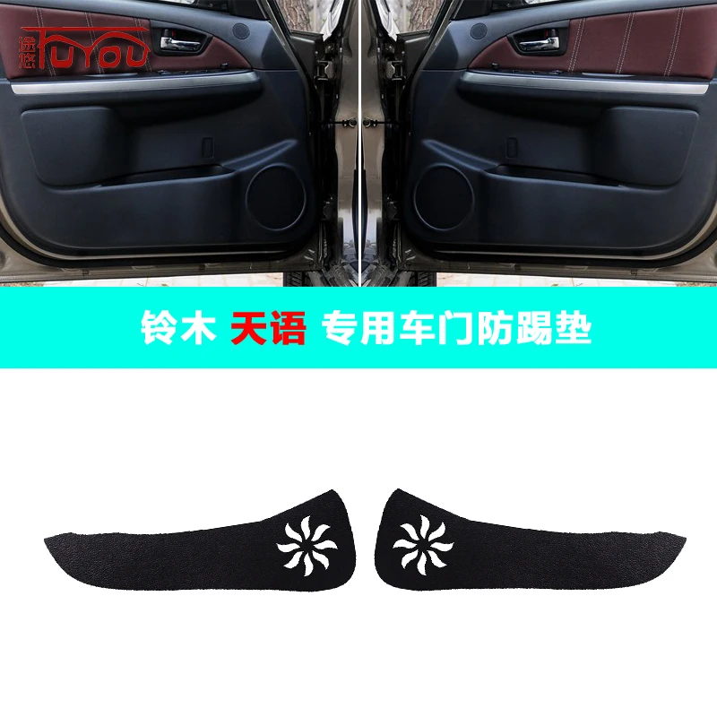 

For SUZUKI SX4 4pcs Car Inside Door Cover Scratch Protection Anti Kick Pad Car Interior