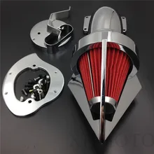 Aftermarket free shipping motorcycle parts Cone Spike Air Cleaner for Yamaha V Star 1100 Dragstar XVS1100