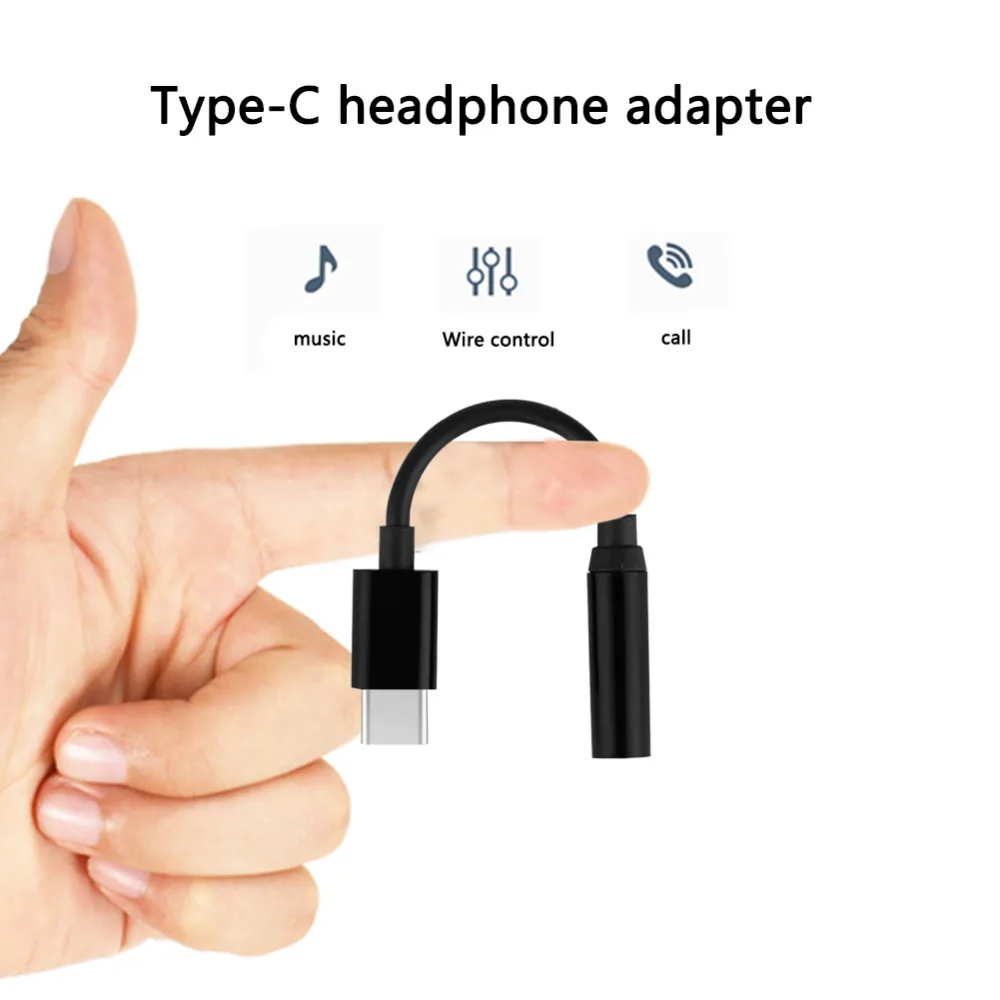 

USB Type-C to 3.5mm Headphone Jack AUX Audio Cable Adapter for Samsung LG Nexus Oneplus Nokia Xiaomi Huawei Type C Smart Phones