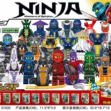 300 pc 31035 Ninja General Lloyd зольный мастер Vermin Sensei Wu The Вэй Снейк Бронк Зейн строительные блоки детские подарочные игрушки
