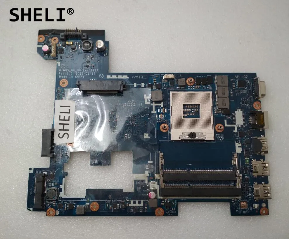 

SHELI LA-7982P For Lenovo G480 Motherboard QIWG5_G6_G9