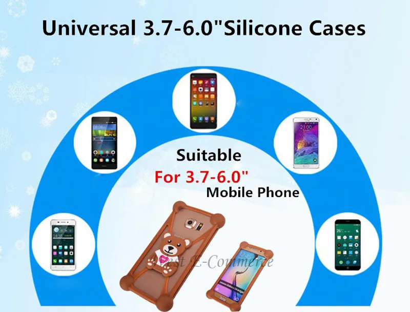 Универсальный 3D Мягкий силиконовый чехол для смартфона s Чехол для iPhone samsung lenovo Fly Micromax Highscreen Meizu Philips huawei