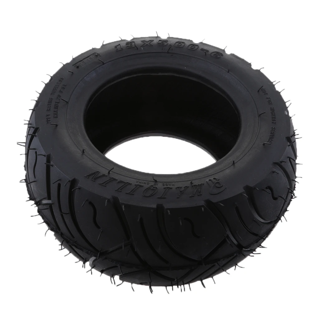 

13x5.00-6 Inch Rubber Tread Tire for Folding Bike Scooters Quad Dirt Bike Good High Temperature Resistance Wear Resistance