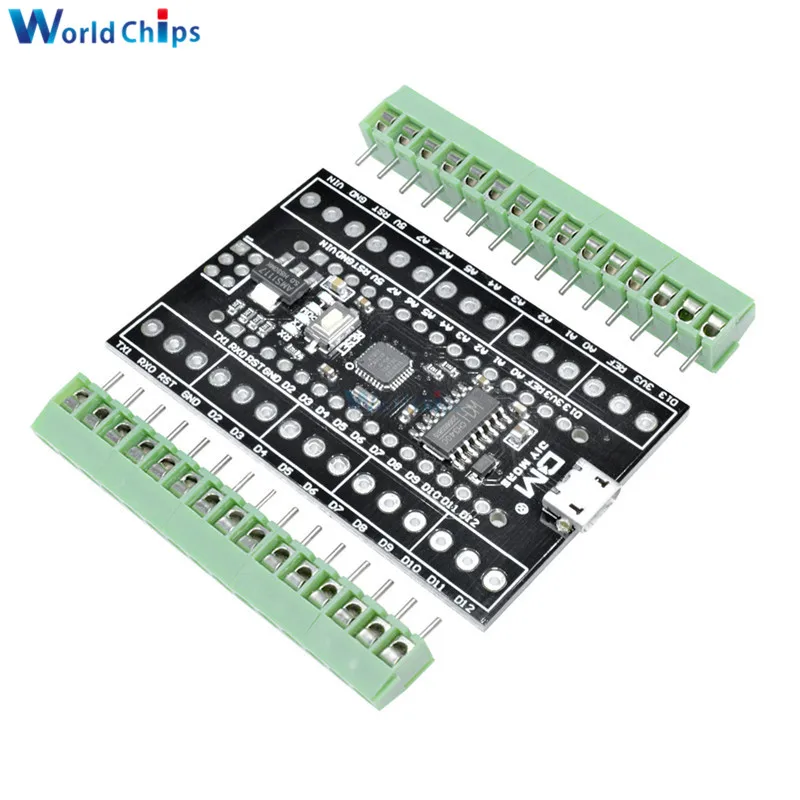 CH340G CH340 Nano V3.0 3 0 ATMEGA328P клеммный модуль плата расширения микроконтроллера Micro USB для