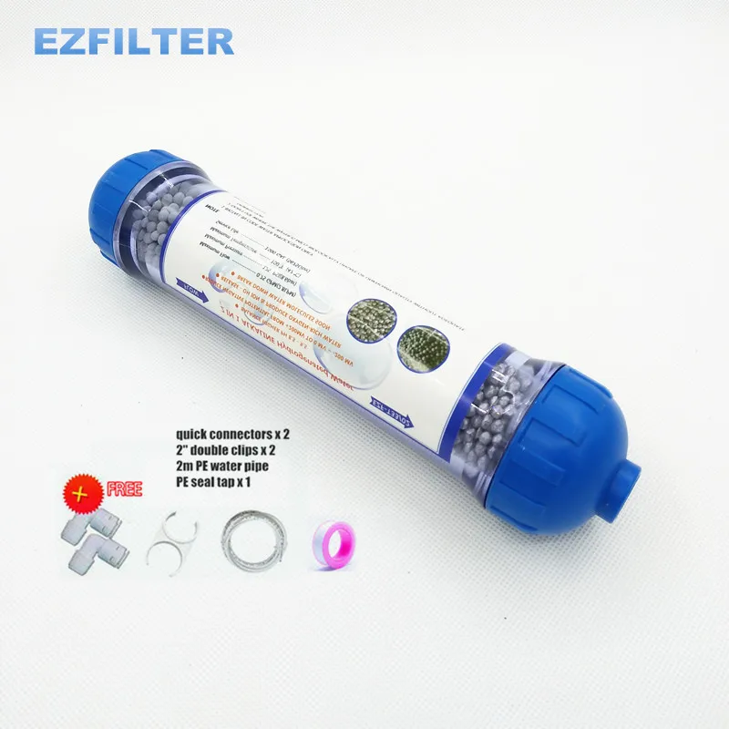 

Bio Ceramic Alkaline Antioxidant Filter Cartridge 10"x 2" Inline Replacement Mineral Water Filter for Reverse Osmosis System