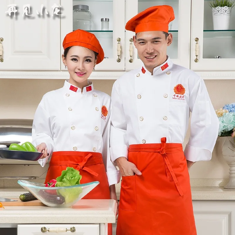 Женская униформа шеф-повара отеля с длинным рукавом куртка от производителя
