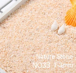Micro Landscape Garden Decoration: Mini Stone Terrarium Ornament and Pebble Rock Fountain - About 30g (NO33 1-3mm nature)