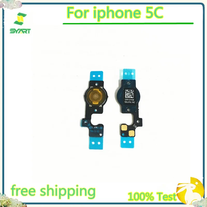 20pcs/lot Home Button Flex Cable Ribbon Replacement For iphone 5C | Мобильные телефоны и аксессуары