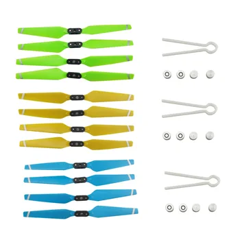 

Propellers for Huban H501S H501C H501A H501C H501M H501S W H501S pro MJX B2C B2W Bugs 2 D80 F18 F200SE Blade Green Blue Gold