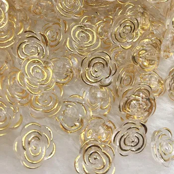 

50/100pcs Rose Pattern Clothes DIY Resin Buttons Sewing Scrapbooking PT134