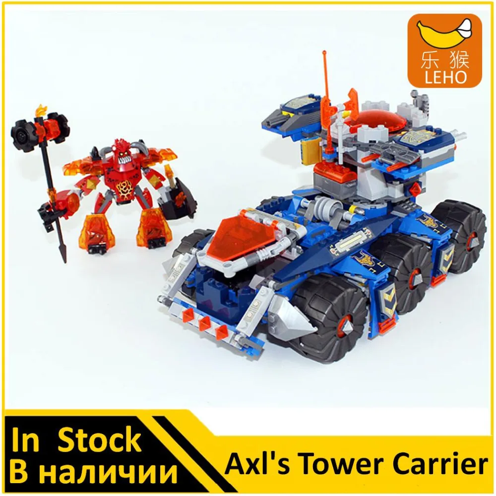 

Building Blocks Model 14022 Compatible with NEXOE Knights Figures Axls Tower Carrier 70322 Educational Toys For Children