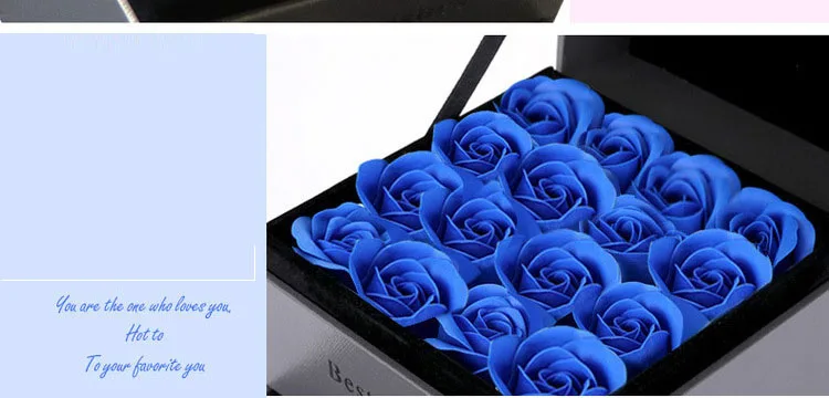 rose gift box artificial flowers  (7)