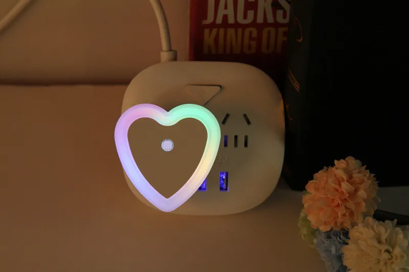 2017 Limited New Fashion Led Night Light Eu Us Plug Colors Novelty Bed