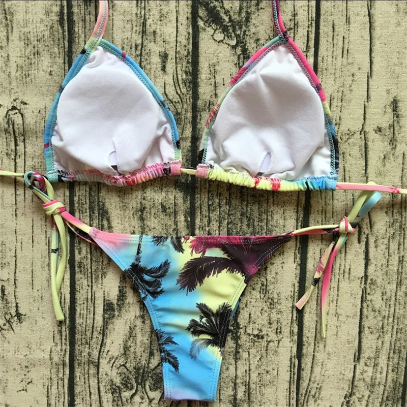 Floral print bikinis 2018 new swimwear women swimsuit beach bathing suit maillot de bain femme biquini sexy brazilian bikini set