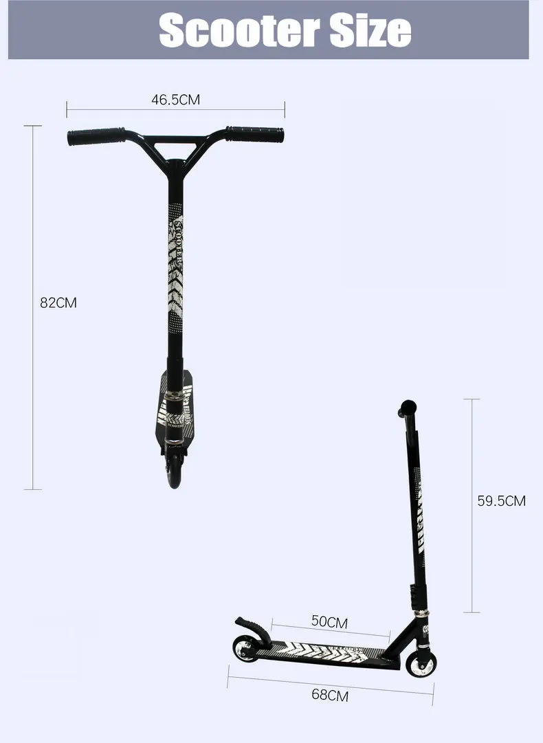 Для маленьких мальчиков самокат Pro Stunt со стабильной производительностью, взрослых самокатов, лучший начального уровня скутер для трюков в стиле Фристайл в течение 7 лет, на шнуровке