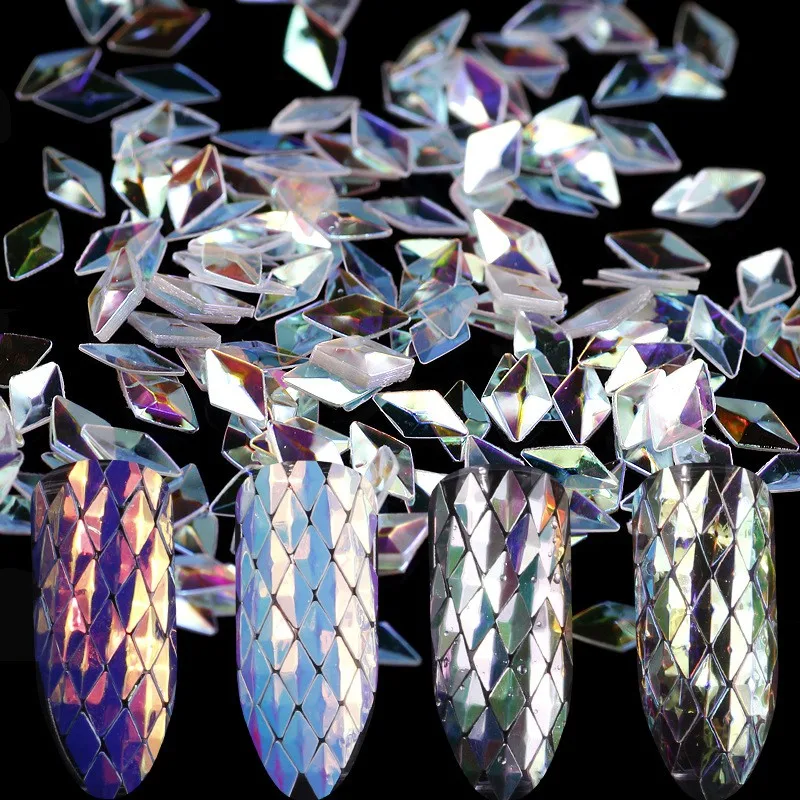 

12 Color Manicure New Sequined Solid Diamond Compact 3D Diamond Sparkle Diamond Sequins Suitable For Any Type Of Skin.