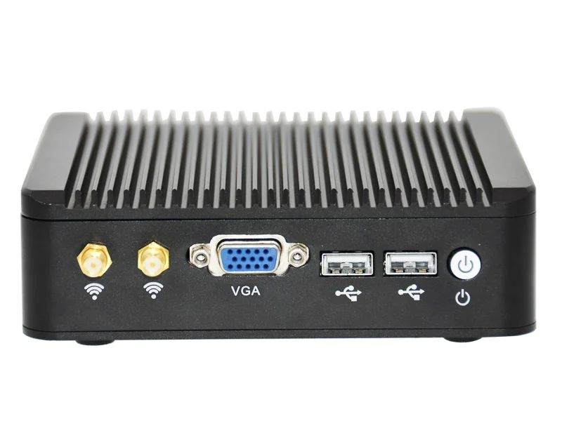 Безвентиляторный мини ПК с процессором Intel Celeron J1900 Quade Core Поддержка Windows/Linux WIFI 4