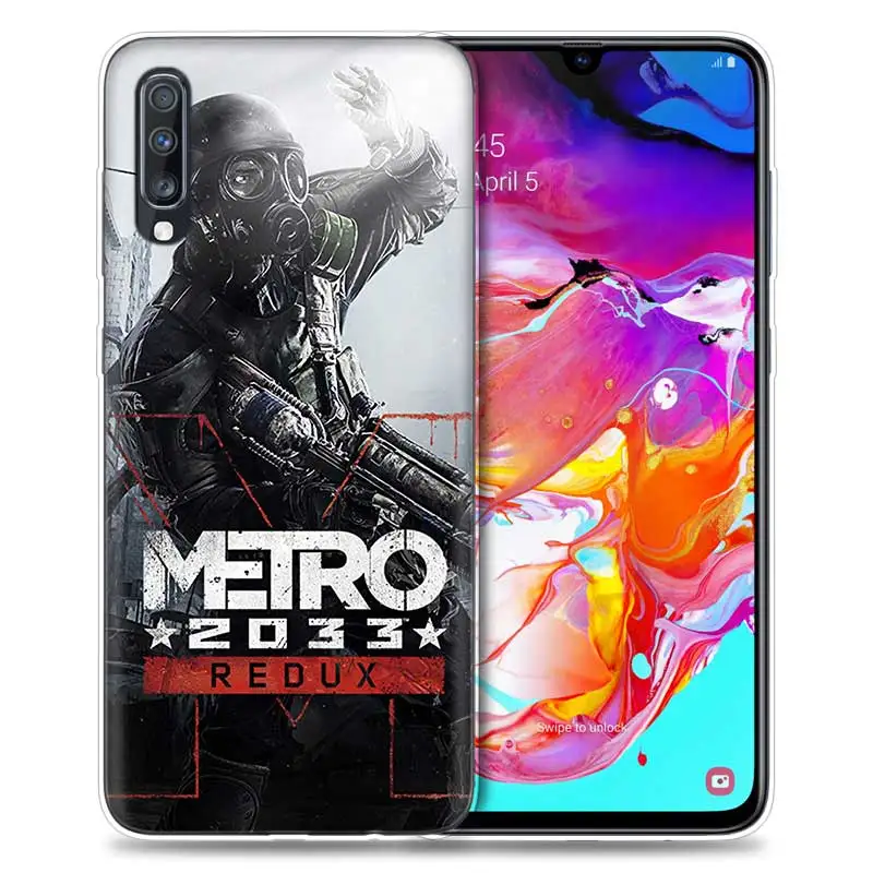 Метро 2033 чехол для samsung Galaxy A50 A70 A80 A60 A40 A30 A20 A10 M40 M30 M20 M10 A6 A8 плюс чехол для телефона из ТПУ с отделением для карт - Цвет: 10