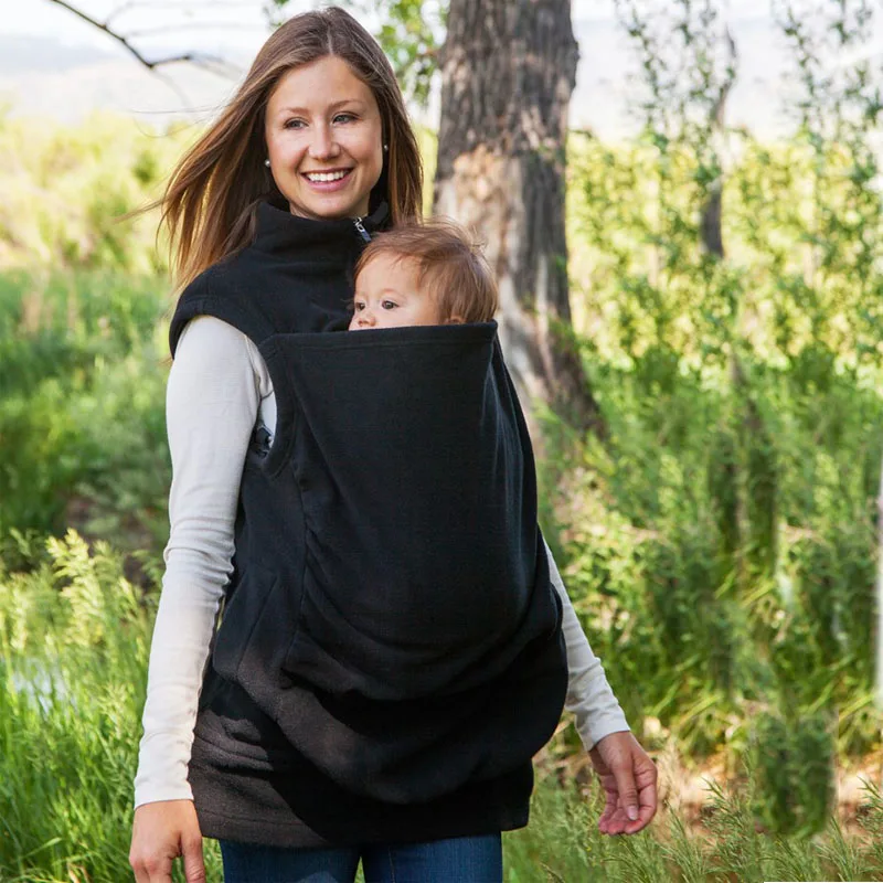 Autumn Winter Vest Maternity Hoodies For Pregnant Women Clothes Baby Carrying Hooded Pregnancy Top Sweater Maternity Clothing