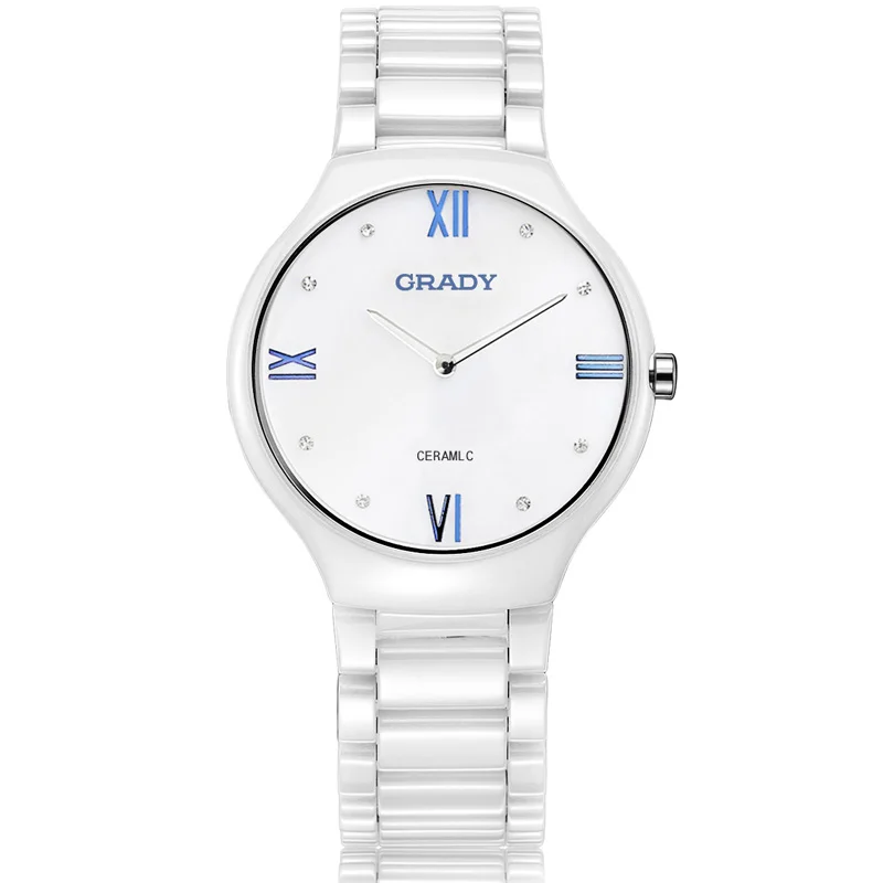 

Fashion Brand women ceramic watches high quality women dress watch lady waterproof quartz watch wristwatch free shipping