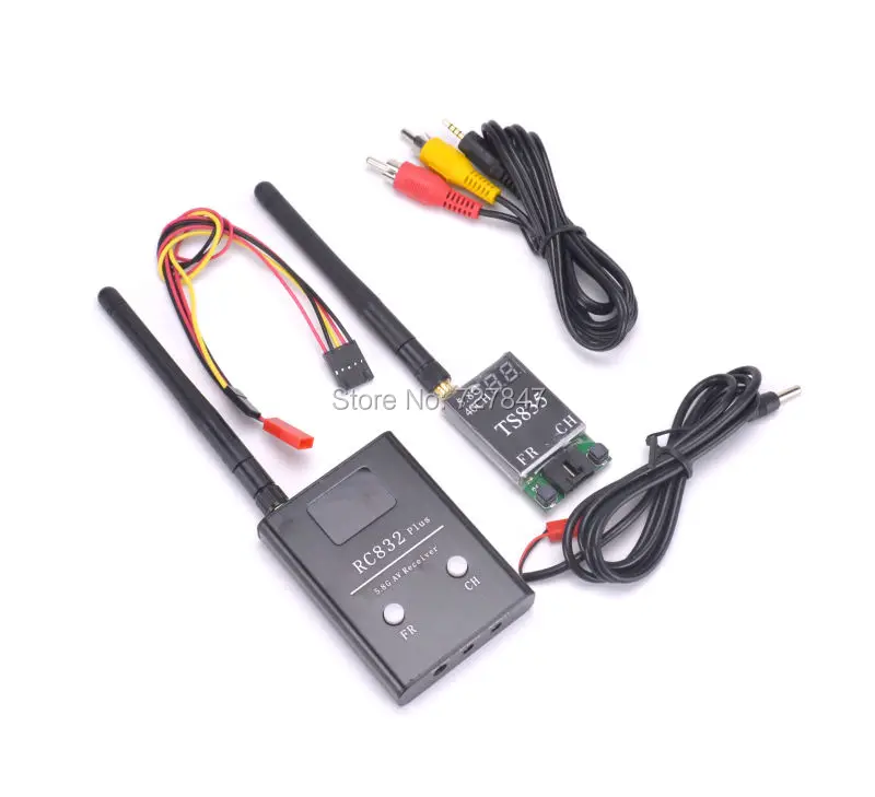 TS835 RC832 Plus FPV 5 8G 600MW 48CH 2 6S 7 28V Wireless AV Transmitter TS835