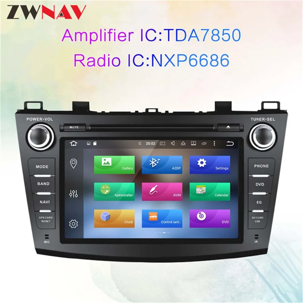 Cheap The Latest Android 9.0 System 2Din Car GPS Navigation DVD Player Unit For Mazda 3 Axela 2009 2010 2011 2012 2013 1