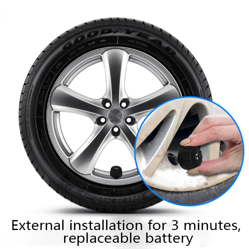 Новый солнечный датчик давления в шинах беспроводной Tpms внешний мониторинг