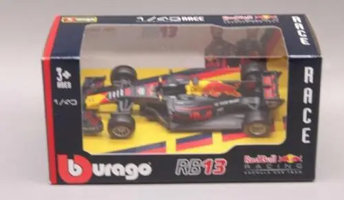 BBURAGO 1:43 INFINITI Red Bull RB13 модель автомобиля Даниэль Риккардо #3|Наземный транспорт| |