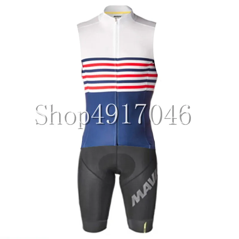 Mavic велосипедный трикотаж для триатлона без рукавов Skinsuit велосипедная одежда Pro анти-пиллинг велосипедная одежда для мужчин