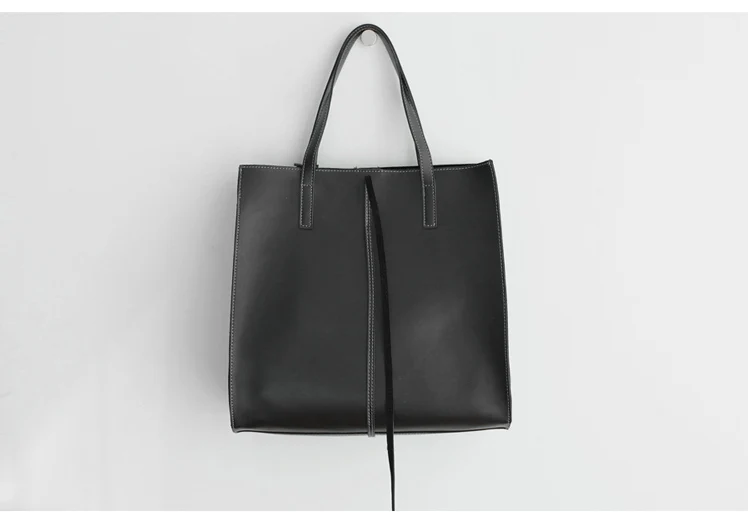 Новая женская большая сумка, короткая модная женская сумка-тоут, винтажная Повседневная сумка через плечо, Большая вместительная g-895 - Цвет: black