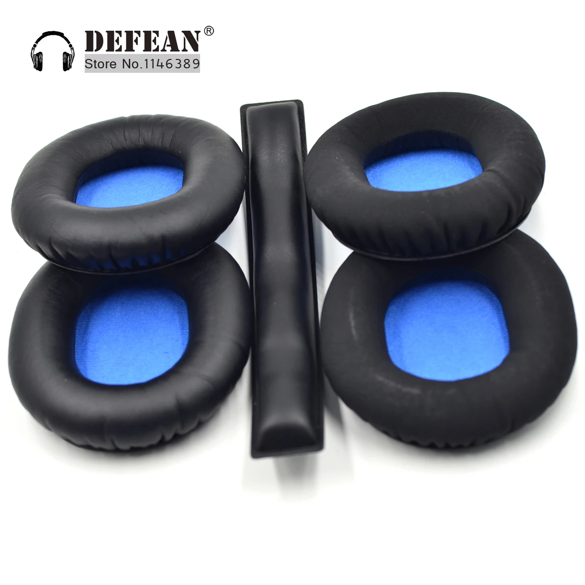 

Replacement ear pads cushion foam cover earpads for Sennheiser HD8 HD 8 DJ MIX Headphones sponge headphones part