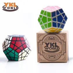 YKLWorld Профессиональный 3x3 Додекаэдр Magic Cube гладкая Головоломка Куб Скорость Развивающие игрушки для малыша взрослых отдохнуть Cube игрушки (S5