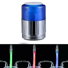 Новая горячая насадка для душа со светодиодной подсветкой головка для ванной комнаты дома светящаяся романтическая Новая кухня ванная комната три-цветной смеситель#4A23