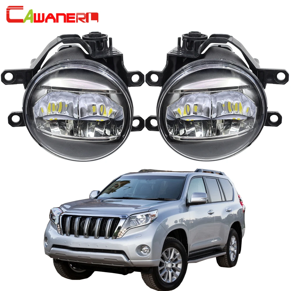  Cawanerl 2 X Car LED Fog Light 4000LM DRL White Right + Left H11 12V For Toyota Land Cruiser Prado  - 33005606830