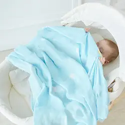 Хлопковое одеяло для малышей для мальчиков и девочек, милое цветочное пеленание, удобное дышащее банное полотенце для младенцев