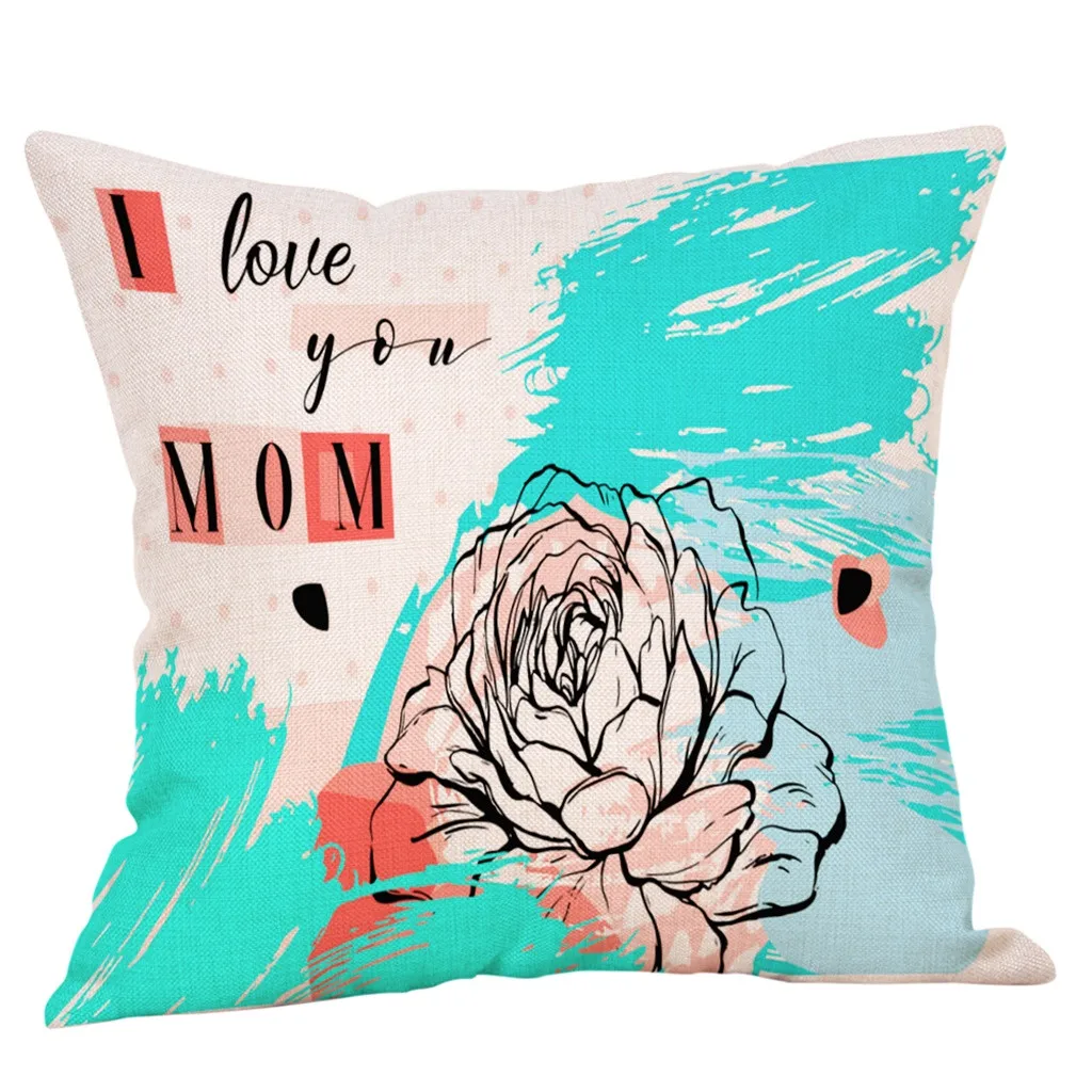 Gajjar Happy Mother Day дизайнерские льняные хлопковые наволочки для диванов с дизайном Love