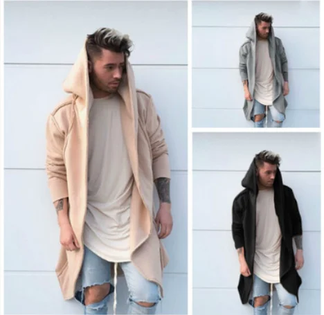 ZOGAA Autumn Winter Men Fashion Long Hooded Coat Guys Boys Casual Long Sleeve Hooded Outwear Male Solid Long Coat 2019 Hot Sale ZOGAA Autumn Winter Men Fashion Long Hooded Coat Guys Boys Casual Long Sleeve Hooded Outwear Male Solid Long Coat 2019 Hot Sale